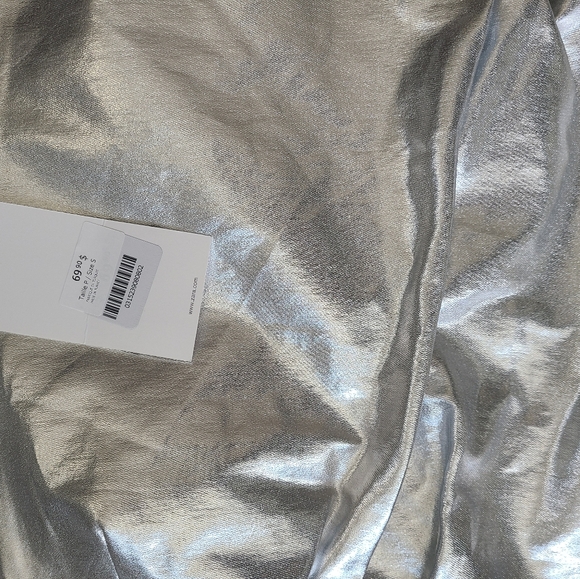 ZARA BRAND NEW METALLIC STRAPLESS DRESS SIZE SMALL - Picture 5 of 8